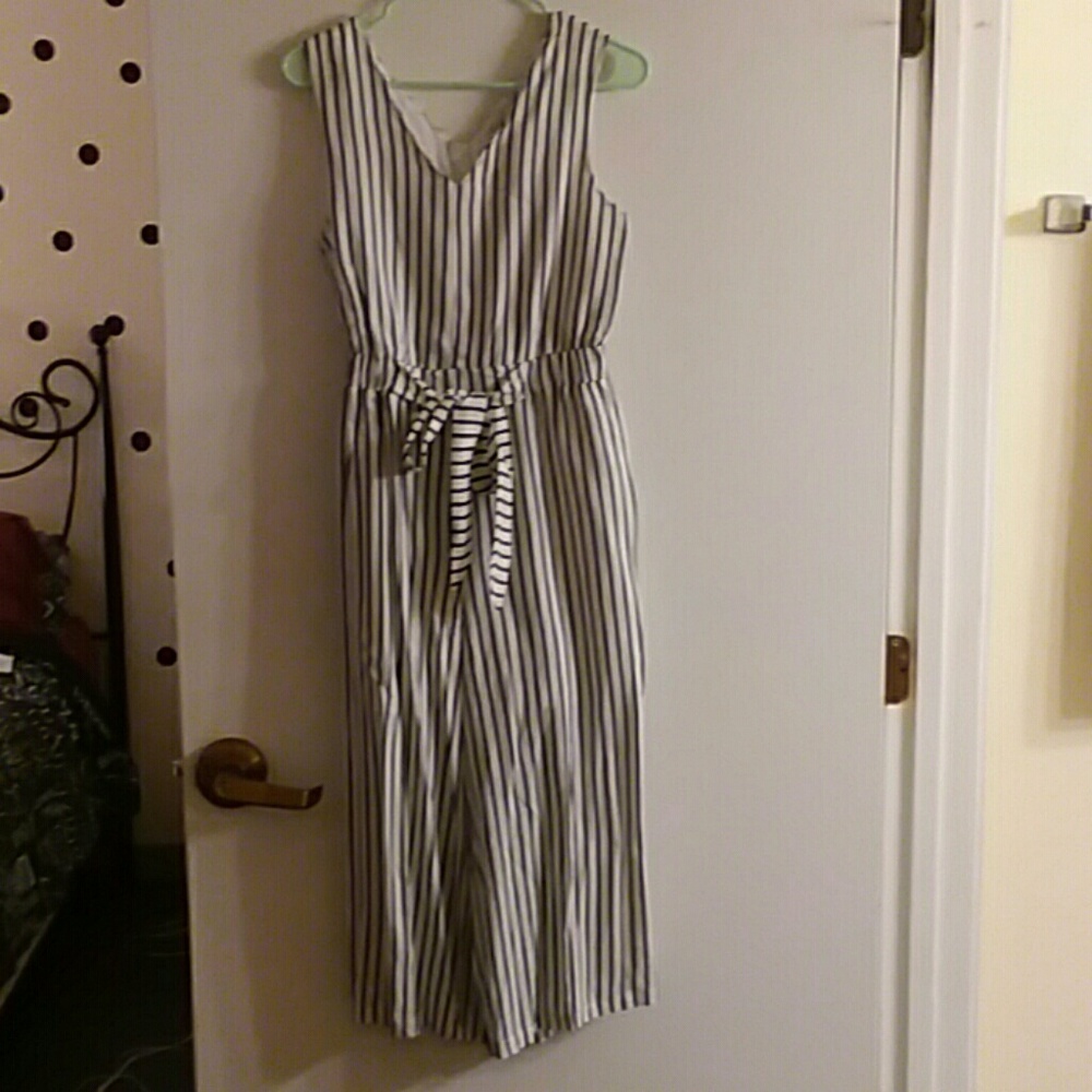 Striped Jumpsuit